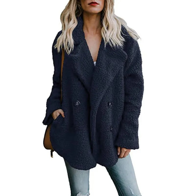 Veste molletonnée surdimensionnée pour femmes