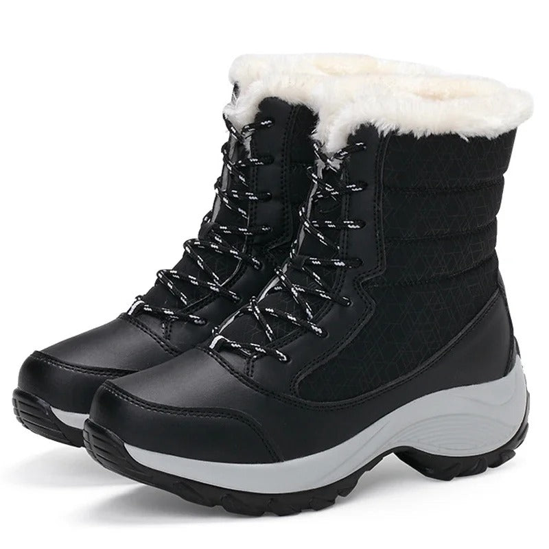 Bottes de neige d&#39;extérieur à plateforme pour femmes