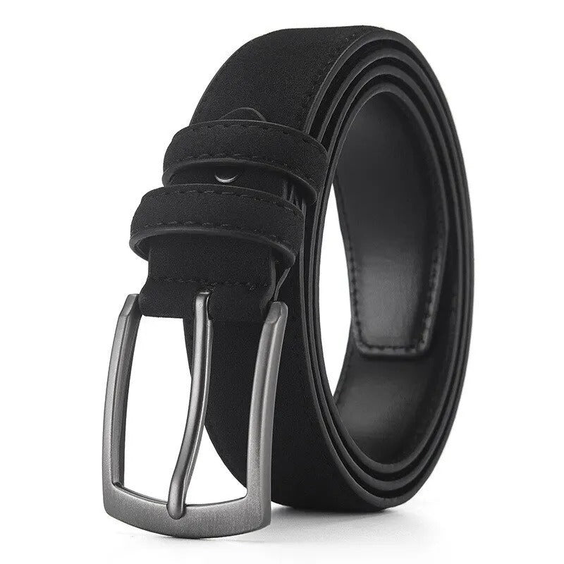 Ceinture rétro en daim pour hommes