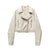 Veste en cuir vintage pour femme
