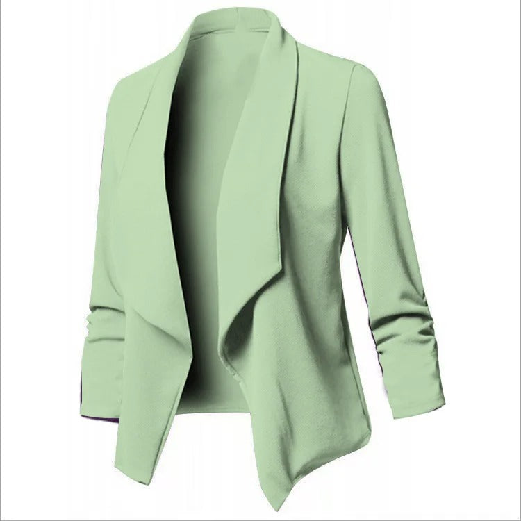 Blazer ouvert surdimensionné pour femmes