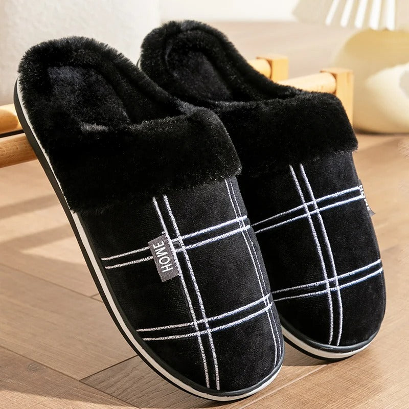 Chaussons d'intérieur Flock à rayures pour hommes