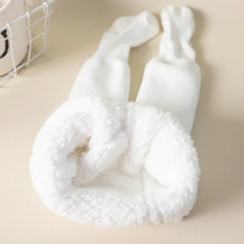 Collants d'hiver en coton épais pour enfants
