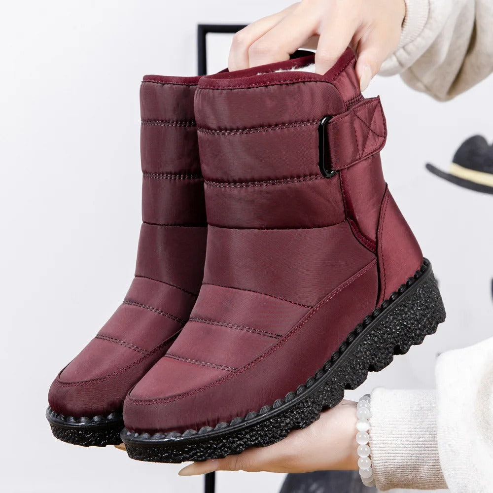 Bottes de neige imperméables antidérapantes pour femmes