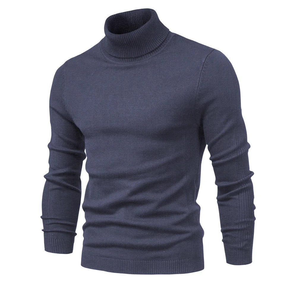 Pull Slim à col roulé pour hommes