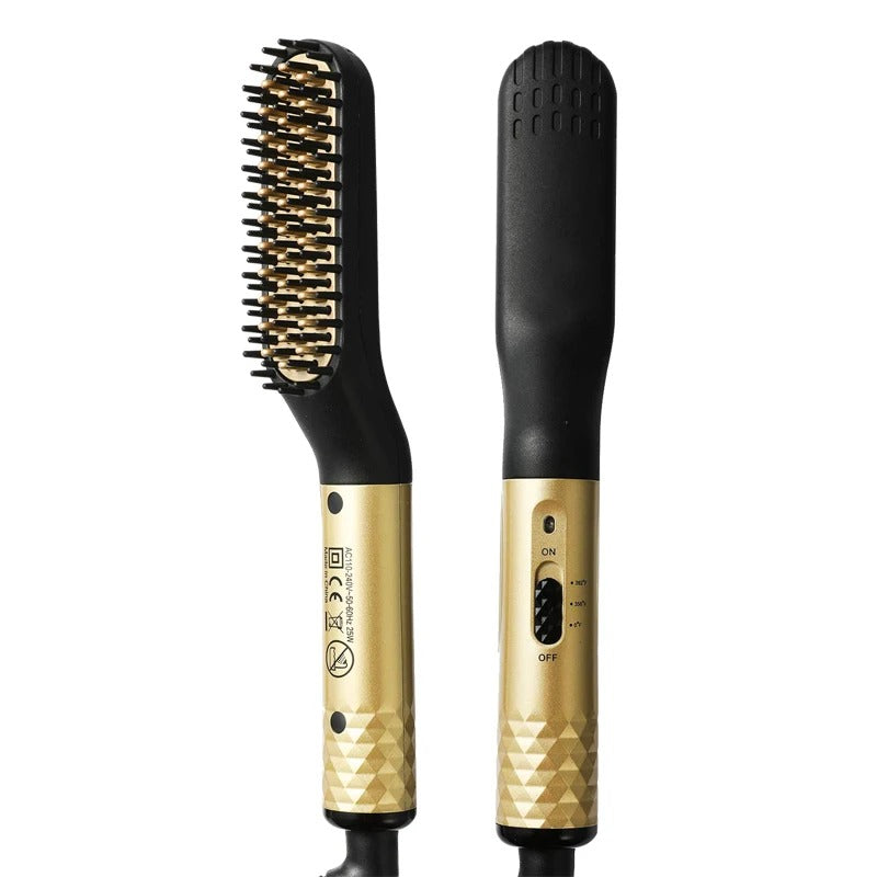 Brosse à lisser les poils de barbe pour homme