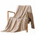 Couverture en laine velours corail