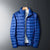 Veste en duvet de canard ultraléger blanche pour hommes