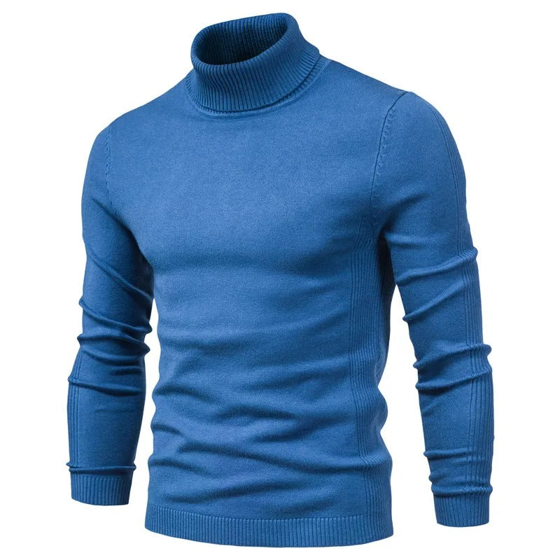 Pull Slim à col roulé pour hommes