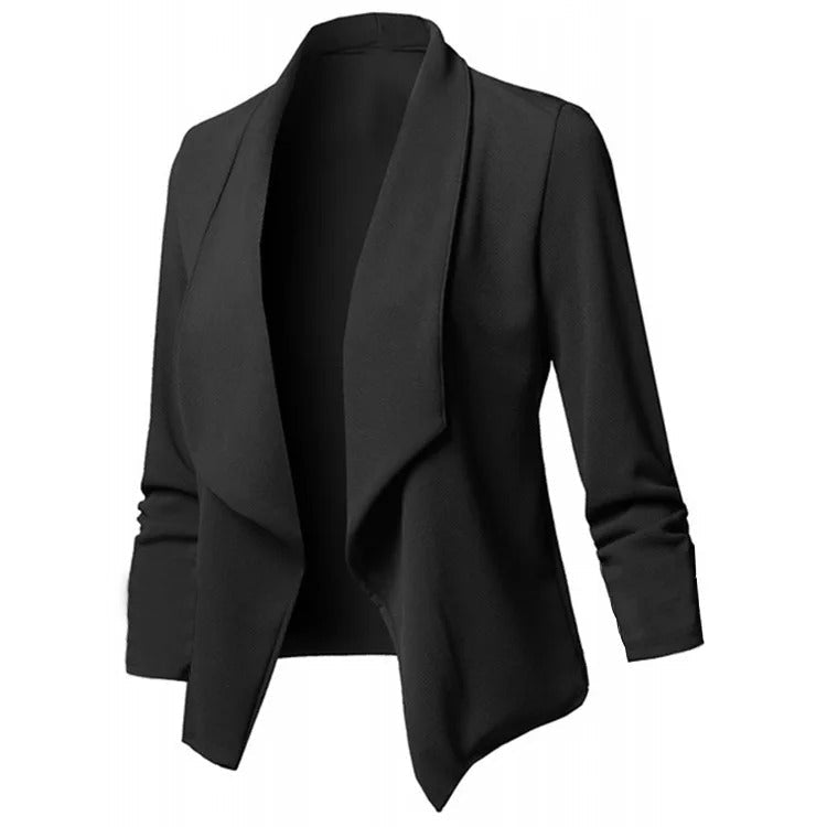 Blazer ouvert surdimensionné pour femmes