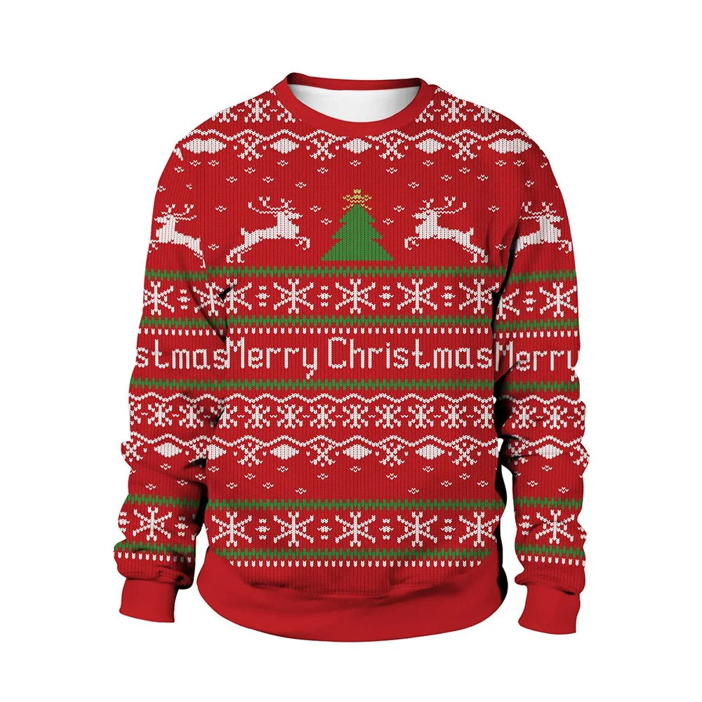 Pull imprimé de Noël