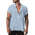 Chemises en coton et lin pour hommes