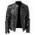 Veste de moto en cuir pour hommes