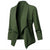 Blazer ouvert surdimensionné pour femmes