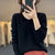 Pull en laine à col en V pour femmes
