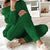 Ensemble pull et pantalon en tricot pour femmes