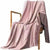 Couverture en laine velours corail