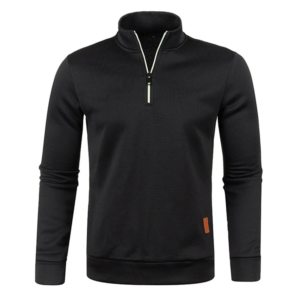 Pull à demi-fermeture à glissière pour hommes