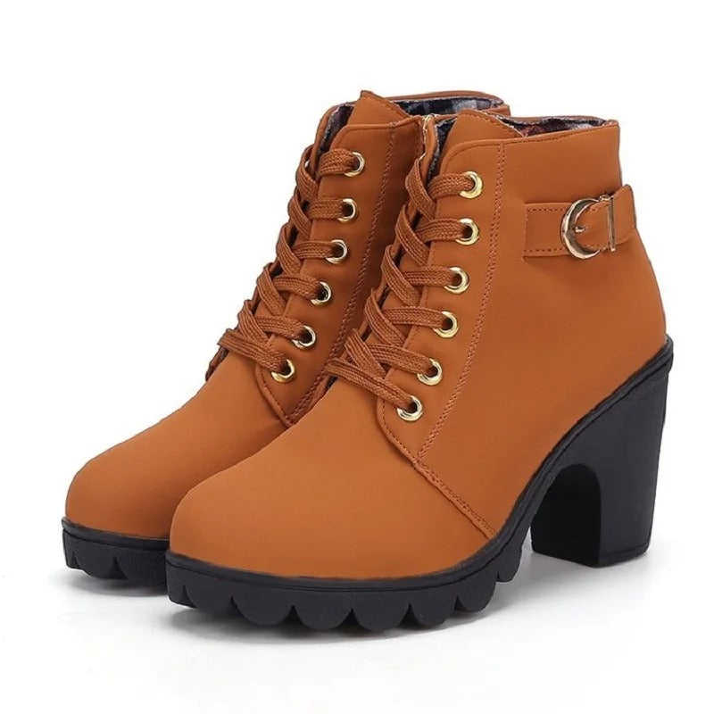 Bottines à lacets pour femmes