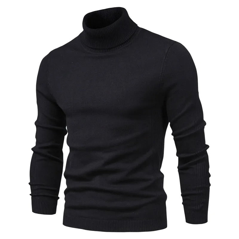 Pull Slim à col roulé pour hommes