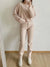 Pantalon classique en cuir pour femmes