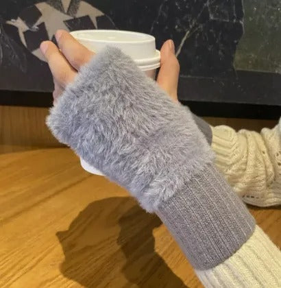 Gants polaires demi-doigts