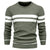 Pull-over patchwork à col rond pour hommes