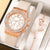 Montre de luxe en strass (2 pièces)