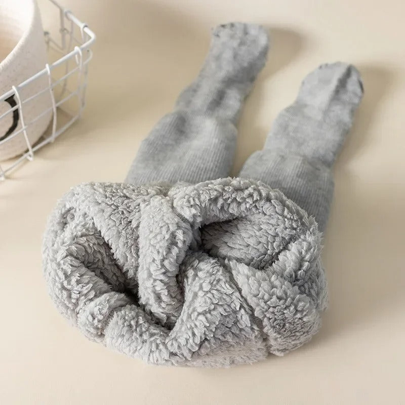 Collants d'hiver en coton épais pour enfants