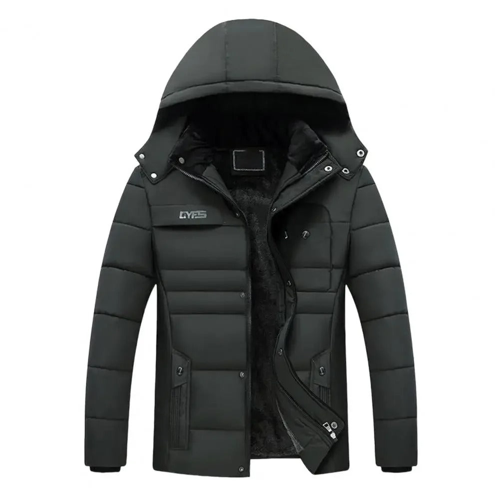 Veste thermique à capuche pour hommes