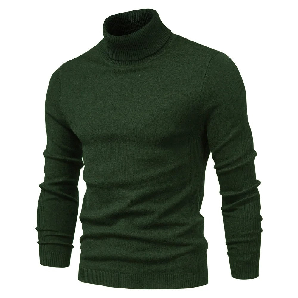 Pull Slim à col roulé pour hommes