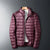 Veste en duvet de canard ultraléger blanche pour hommes