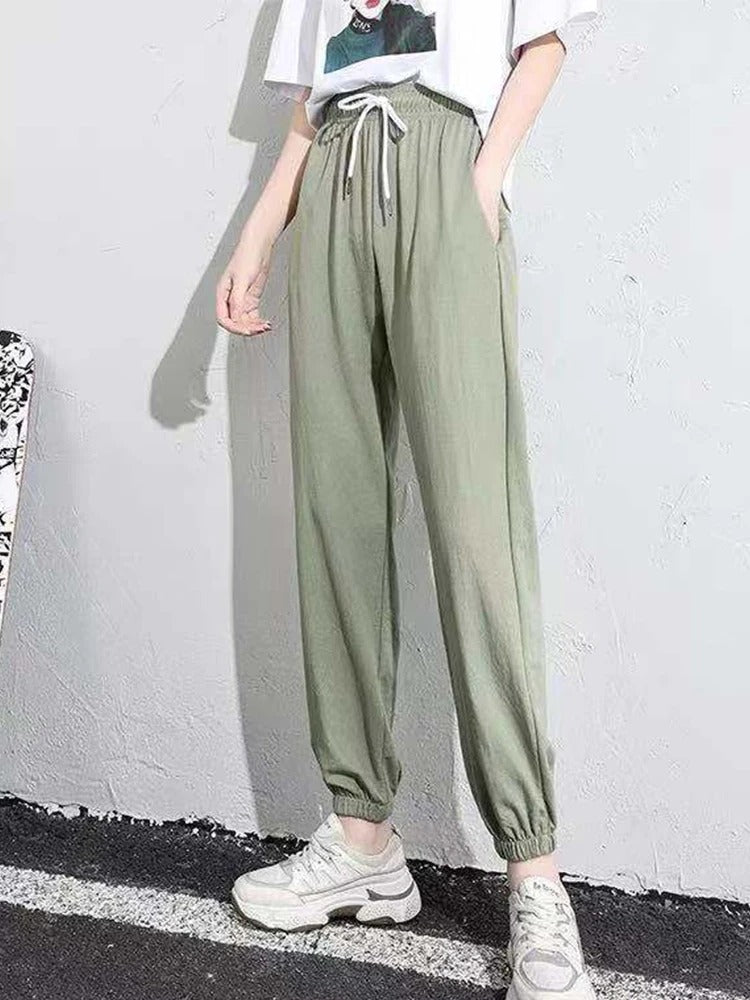 Pantalon épais doublé en polaire pour femmes