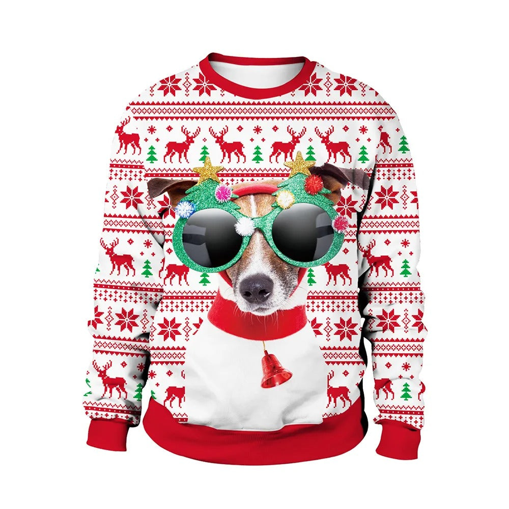Pull imprimé de Noël