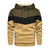 Sweat à capuche en polaire patchwork pour hommes