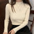 Pull en maille à col ras du cou pour femmes
