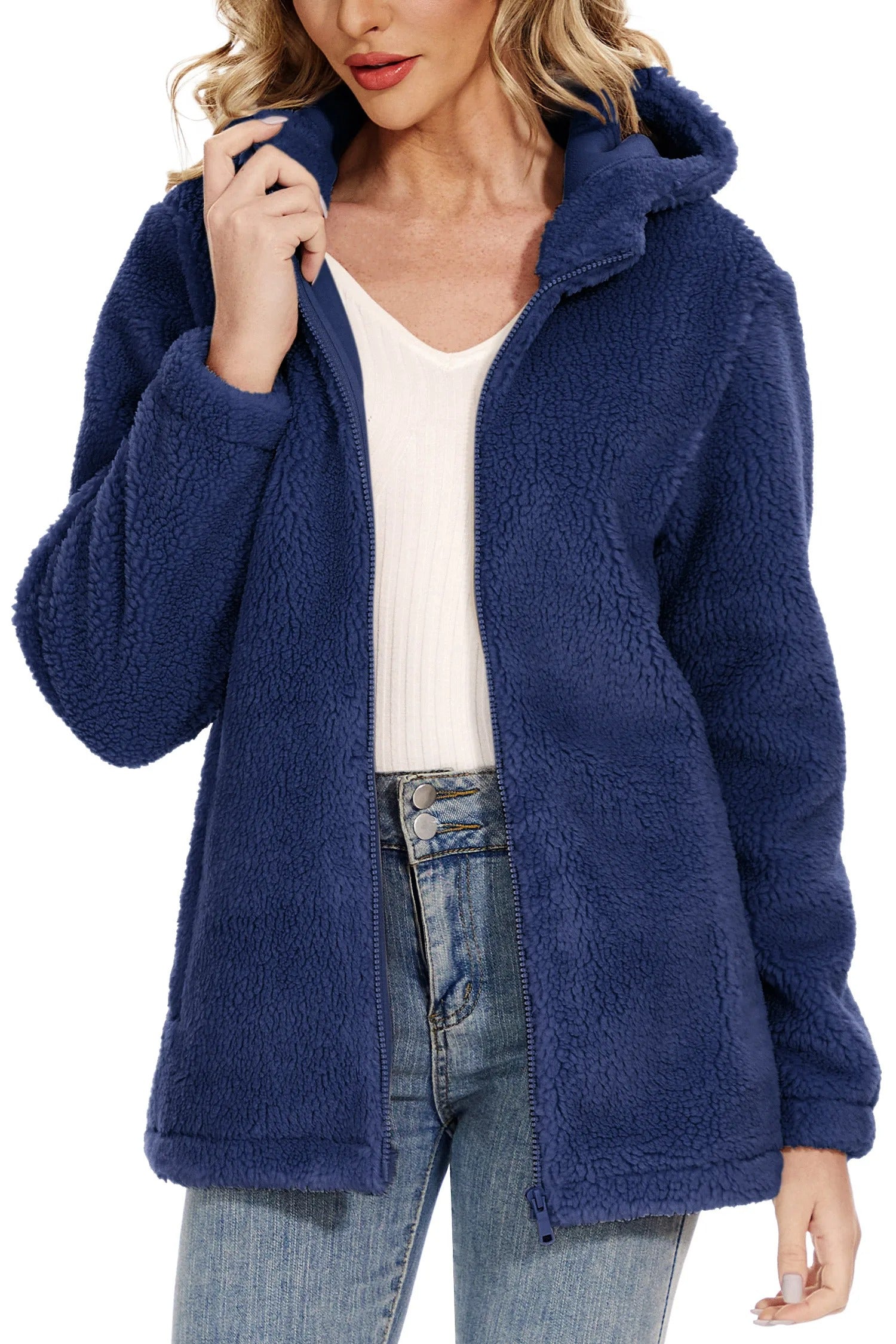 Veste moelleuse pour femmes