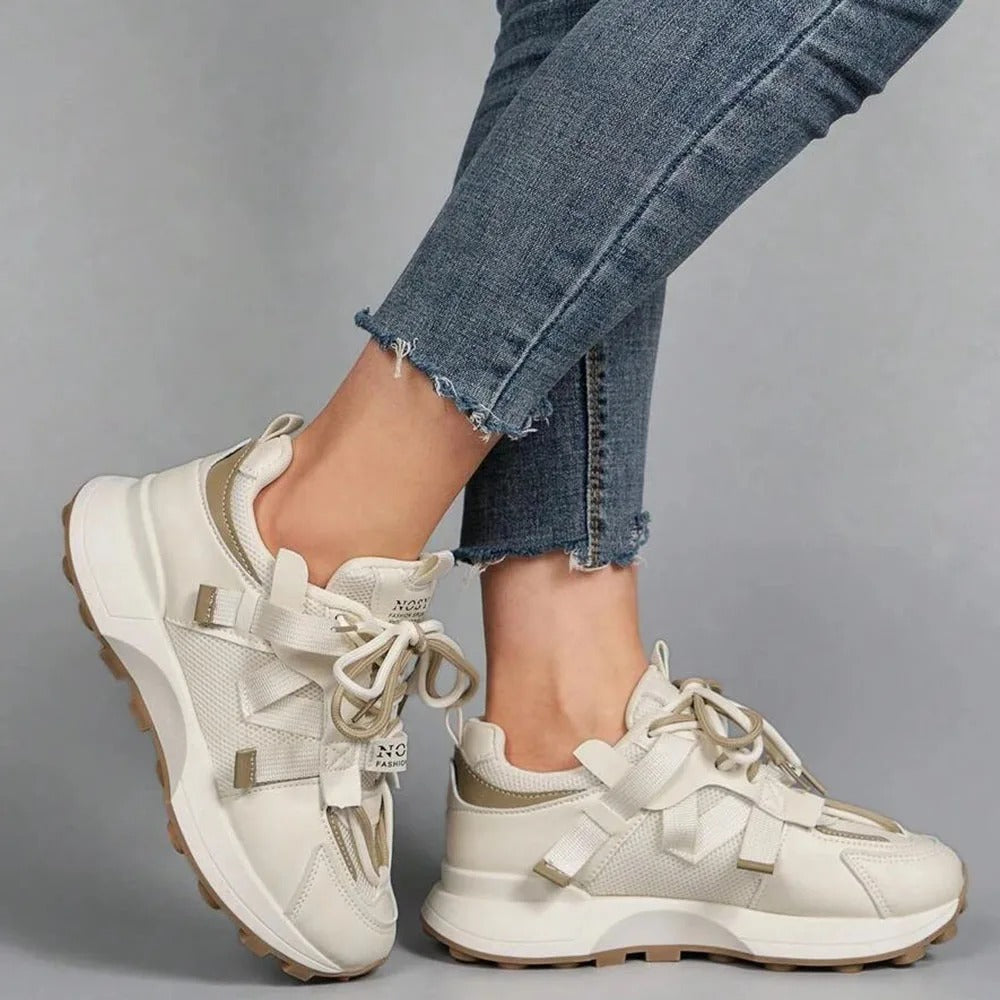 Baskets tendance color block pour femmes