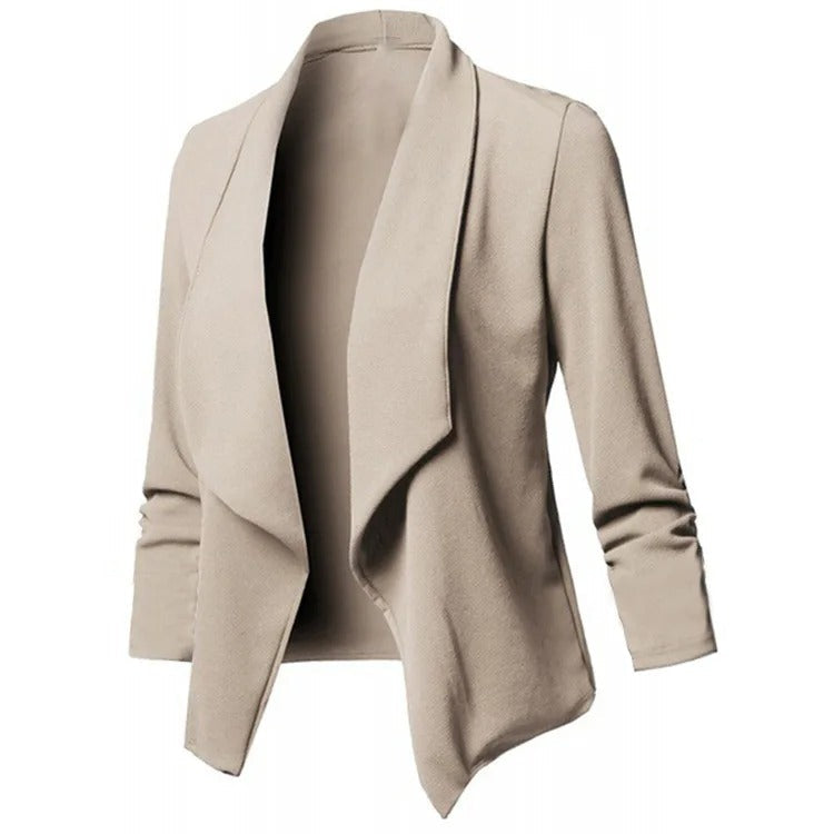 Blazer ouvert surdimensionné pour femmes