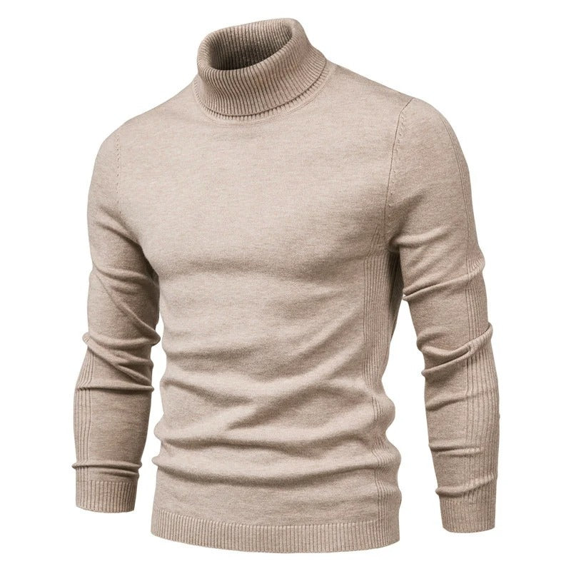 Pull Slim à col roulé pour hommes