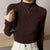 Pull en maille à col ras du cou pour femmes