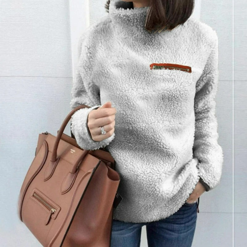 Pull à col roulé super doux