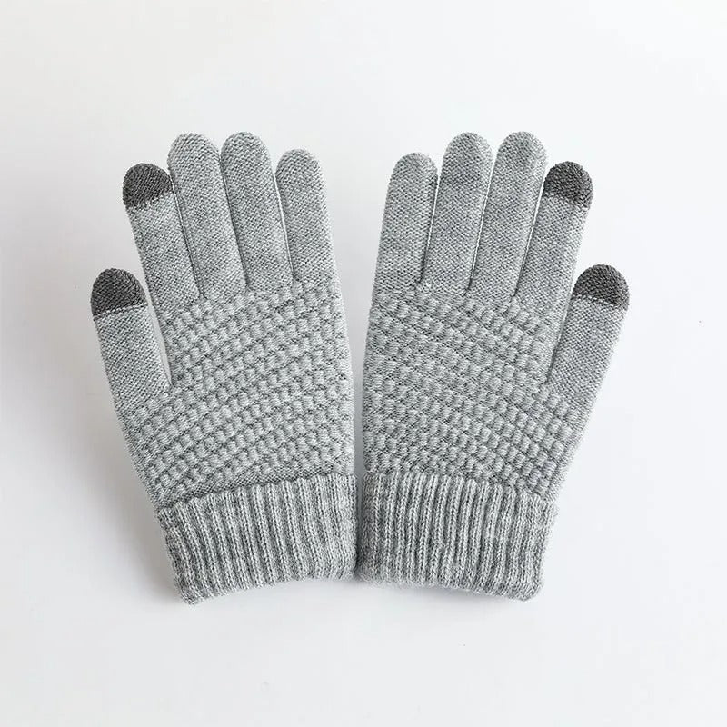Gants d'hiver tricotés en cachemire pour femmes
