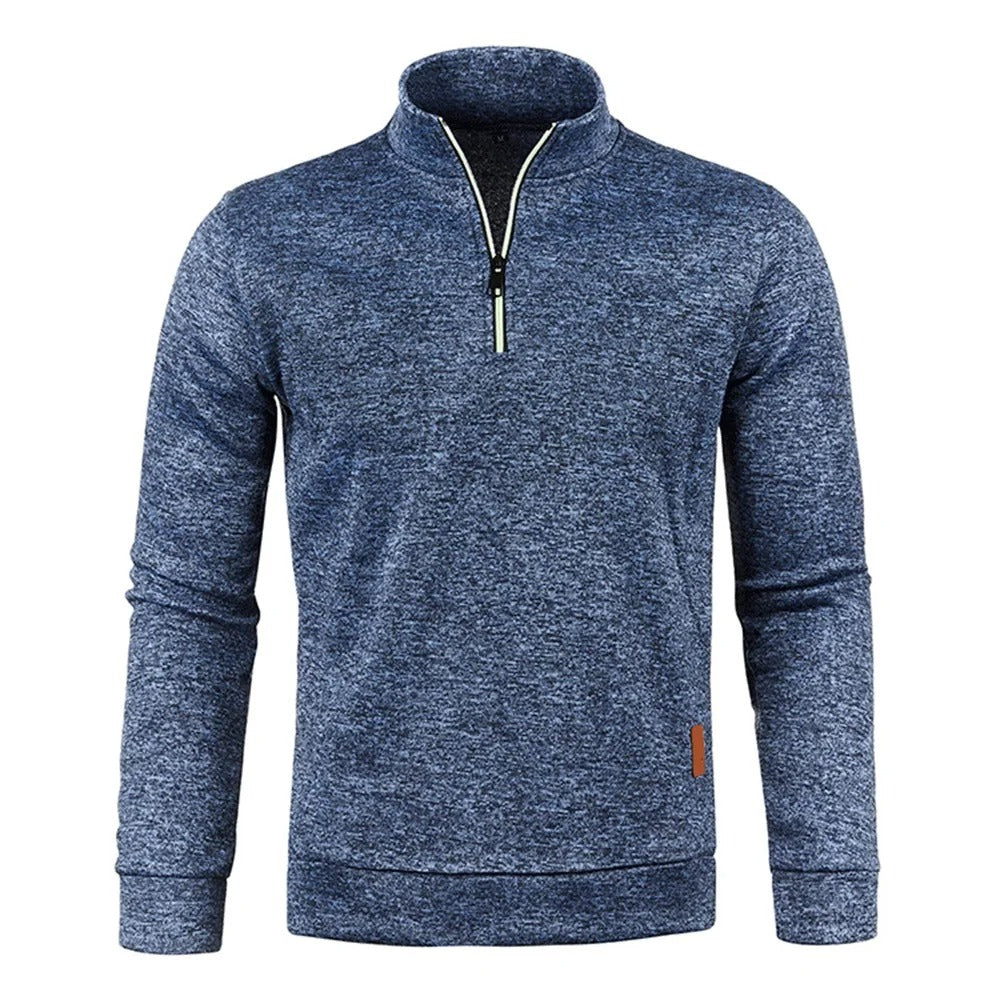 Pull à demi-fermeture à glissière pour hommes