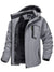 Veste de ski polaire à capuche pour hommes