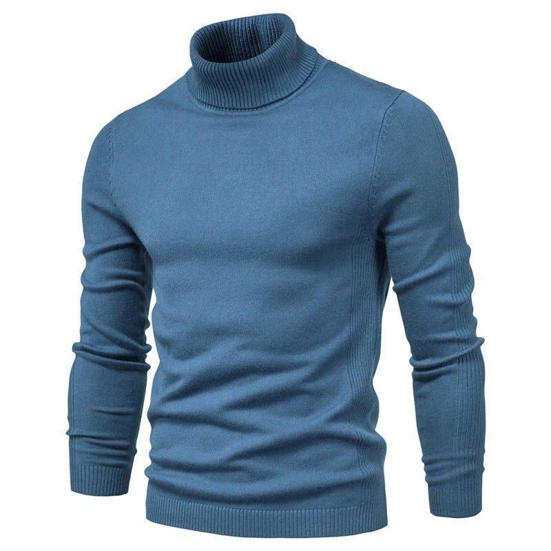 Pull Slim à col roulé pour hommes