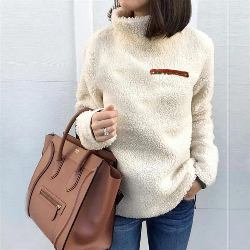 Pull à col roulé super doux