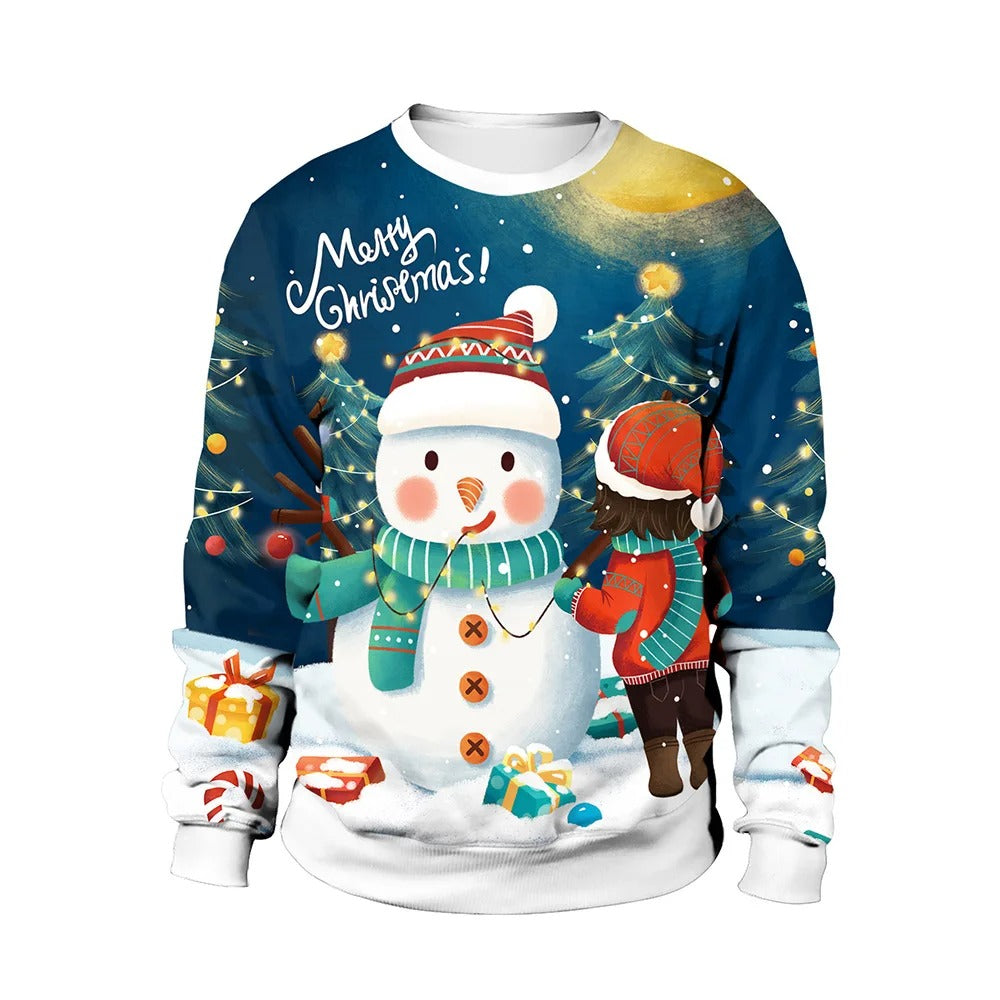 Pull imprimé de Noël