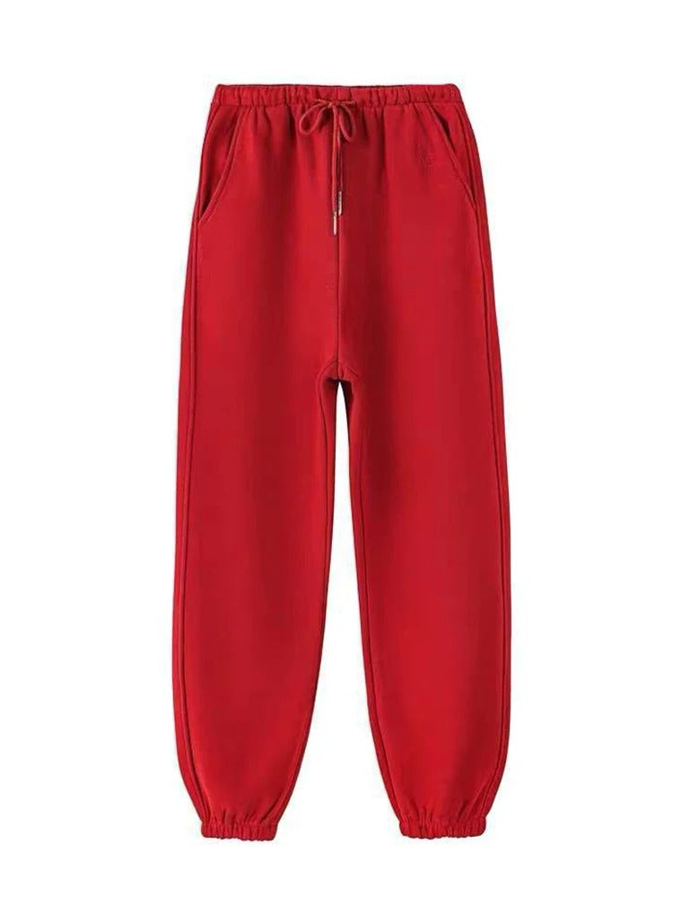 Pantalon épais doublé en polaire pour femmes