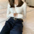 Pull boutonné en tricot pour femmes